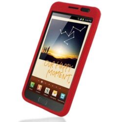 Mobile Accessories Silicone Case for Samsung Galaxy Note Gt-N7000 (Red) shop at Dubai Mega Deals - online shopping deals and discount shop