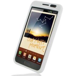 Mobile Accessories Silicone Case for Samsung Galaxy Note Gt-N7000 (White) shop at Dubai Mega Deals - online shopping deals and discount shop