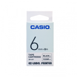 CARD PRINTERS Casio EZ-Label Cartridge 6mm Black on Clear shop at Dubai Mega Deals - online shopping deals and discount shop