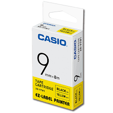 CARD PRINTERS Casio EZ-Label Cartridge 9mm Black on Yellow shop at Dubai Mega Deals - online shopping deals and discount shop